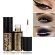 Load image into Gallery viewer, Professional New Shiny Eye Liners Cosmetics for Women Pigment Silver Rose Gold Color Liquid Glitter Eyeliner Eyes Makeup Beauty