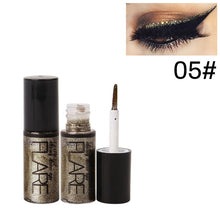 Load image into Gallery viewer, Professional New Shiny Eye Liners Cosmetics for Women Pigment Silver Rose Gold Color Liquid Glitter Eyeliner Eyes Makeup Beauty