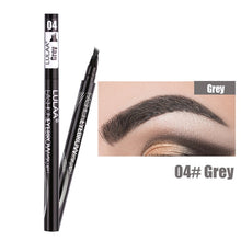 Load image into Gallery viewer, 4 Head Eyebrow Marker Pencil Microblading EyeBrow Thin Pen Painless Liquid Eyebrows Shades Makeup Sourcile Eyebrow Tattoo Pencil