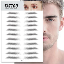Load image into Gallery viewer, Magic 4D Hair-like Eyebrow Tattoo Sticker False Eyebrows 7 Day Long Lasting Super Waterproof Makeup Eye Brow Stickers Cosmetics