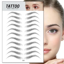 Load image into Gallery viewer, Magic 4D Hair-like Eyebrow Tattoo Sticker False Eyebrows 7 Day Long Lasting Super Waterproof Makeup Eye Brow Stickers Cosmetics