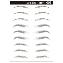 Load image into Gallery viewer, Magic 4D Hair-like Eyebrow Tattoo Sticker False Eyebrows 7 Day Long Lasting Super Waterproof Makeup Eye Brow Stickers Cosmetics