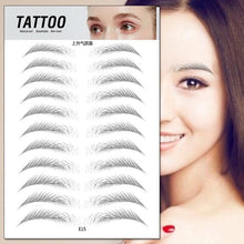 Load image into Gallery viewer, O.TWO.O 4D Eyebrows Sticker Water Transfer Hair-like Eye Brow Tattoo Stickers Long Lasting False Eyebrow Enhancers