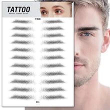 Load image into Gallery viewer, O.TWO.O 4D Eyebrows Sticker Water Transfer Hair-like Eye Brow Tattoo Stickers Long Lasting False Eyebrow Enhancers