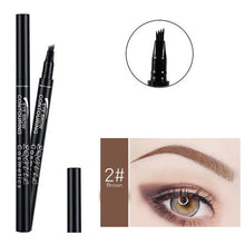 Load image into Gallery viewer, 4 Head Makeup Eyebrow Enhancers 5 Colors High-end Automatic Matte Eyebrow Pencil Waterproof Tattoo Pen Long-lasting Cosmetics