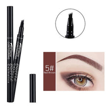 Load image into Gallery viewer, 4 Head Makeup Eyebrow Enhancers 5 Colors High-end Automatic Matte Eyebrow Pencil Waterproof Tattoo Pen Long-lasting Cosmetics