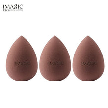 Load image into Gallery viewer, IMAGIC Makeup Mixer Soft Water Sponge Puff Professional Makeup Puff Sponge for Foundation Cream Concealer Makeup 3 Pack