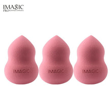 Load image into Gallery viewer, IMAGIC Makeup Mixer Soft Water Sponge Puff Professional Makeup Puff Sponge for Foundation Cream Concealer Makeup 3 Pack