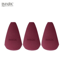 Load image into Gallery viewer, IMAGIC Makeup Mixer Soft Water Sponge Puff Professional Makeup Puff Sponge for Foundation Cream Concealer Makeup 3 Pack