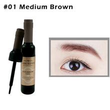 Load image into Gallery viewer, 1Pcs Eyebrow Tattoo Gel Black Coffee Gray Peel Off Eye Brow Shadow Eyebrow Gel Cosmetics Makeup for Women High Pigmented Makeup