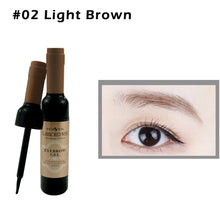 Load image into Gallery viewer, 1Pcs Eyebrow Tattoo Gel Black Coffee Gray Peel Off Eye Brow Shadow Eyebrow Gel Cosmetics Makeup for Women High Pigmented Makeup