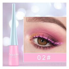 Load image into Gallery viewer, Matte Colorful Eyeliner Eyeshadow Liquid Long-lasting Waterproof Smudge-proof Eyeliner