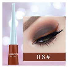 Load image into Gallery viewer, Matte Colorful Eyeliner Eyeshadow Liquid Long-lasting Waterproof Smudge-proof Eyeliner