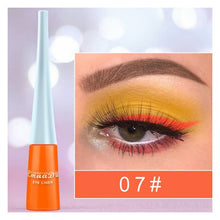 Load image into Gallery viewer, Matte Colorful Eyeliner Eyeshadow Liquid Long-lasting Waterproof Smudge-proof Eyeliner