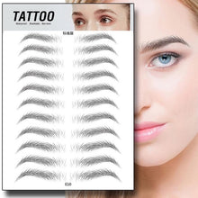 Load image into Gallery viewer, O.TWO.O 4D Hair Like Eyebrows Makeup Waterproof Eyebrow Tattoo Sticker Long Lasting Natural Fake Eyebrow Lamination Cosmetics