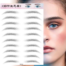 Load image into Gallery viewer, O.TWO.O 4D Hair Like Eyebrows Makeup Waterproof Eyebrow Tattoo Sticker Long Lasting Natural Fake Eyebrow Lamination Cosmetics