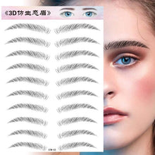 Load image into Gallery viewer, O.TWO.O 4D Hair Like Eyebrows Makeup Waterproof Eyebrow Tattoo Sticker Long Lasting Natural Fake Eyebrow Lamination Cosmetics