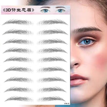 Load image into Gallery viewer, O.TWO.O 4D Hair Like Eyebrows Makeup Waterproof Eyebrow Tattoo Sticker Long Lasting Natural Fake Eyebrow Lamination Cosmetics