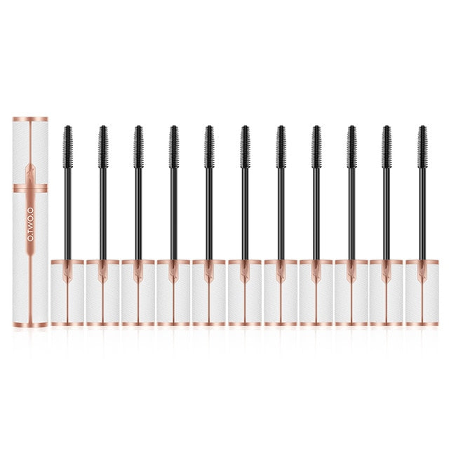 O.TWO.O 12pcs/set Black Mascara Thick Curling Eyelash Extention Makeup Kit