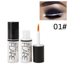 Load image into Gallery viewer, Professional New Shiny Eye Liners Cosmetics for Women Pigment Silver Rose Gold Color Liquid Glitter Eyeliner Eyes Makeup Beauty
