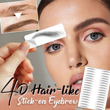 Load image into Gallery viewer, NEW Magic 4D Hair-like Eyebrow Tattoo Sticker False Eyebrows Waterproof Lasting Makeup Water-based Eye Brow Stickers Cosmetics
