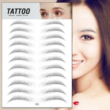 Load image into Gallery viewer, NEW Magic 4D Hair-like Eyebrow Tattoo Sticker False Eyebrows Waterproof Lasting Makeup Water-based Eye Brow Stickers Cosmetics
