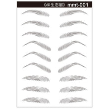Load image into Gallery viewer, NEW Magic 4D Hair-like Eyebrow Tattoo Sticker False Eyebrows Waterproof Lasting Makeup Water-based Eye Brow Stickers Cosmetics
