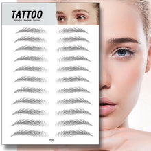 Load image into Gallery viewer, Magic 4D Hair-like Eyebrow Tattoo Sticker False Eyebrows 7 Day Long Lasting Super Waterproof Makeup Eye Brow Stickers Cosmetics

