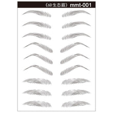 Load image into Gallery viewer, Magic 4D Hair-like Eyebrow Tattoo Sticker False Eyebrows 7 Day Long Lasting Super Waterproof Makeup Eye Brow Stickers Cosmetics
