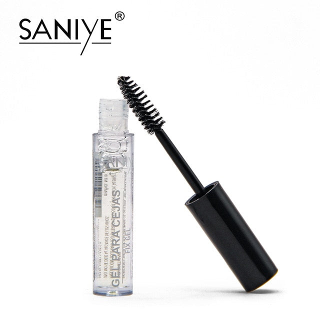 SANIYE Cosmetics Clear Eyebrow Gel Waterproof Transparent Eyebrow Fixed Gel Long Lasting Eyelash Fix Gel Para Cejas