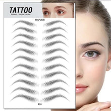 Load image into Gallery viewer, O.TWO.O 4D Eyebrows Sticker Water Transfer Hair-like Eye Brow Tattoo Stickers Long Lasting False Eyebrow Enhancers
