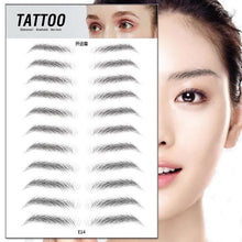 Load image into Gallery viewer, O.TWO.O 4D Eyebrows Sticker Water Transfer Hair-like Eye Brow Tattoo Stickers Long Lasting False Eyebrow Enhancers

