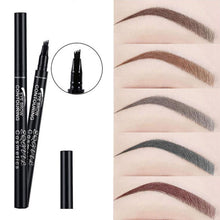 Load image into Gallery viewer, 4 Head Makeup Eyebrow Enhancers 5 Colors High-end Automatic Matte Eyebrow Pencil Waterproof Tattoo Pen Long-lasting Cosmetics
