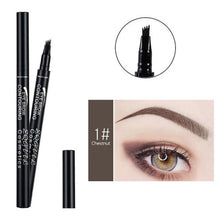 Load image into Gallery viewer, 4 Head Makeup Eyebrow Enhancers 5 Colors High-end Automatic Matte Eyebrow Pencil Waterproof Tattoo Pen Long-lasting Cosmetics
