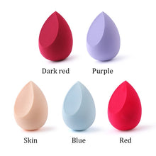 Load image into Gallery viewer, Makeup Sponge Concealer Smooth Cosmetic Powder Puff Cut Shape Foundation Water Drop Bevel Make Up Blender Tool
