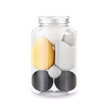 Load image into Gallery viewer, 7 PCS/Jar Makeup Foundation Sponges Beauty Egg Wet Dry Dual Use Makeup Concealer Puff Makeup Egg Cosmetic Tool Set with Bottle
