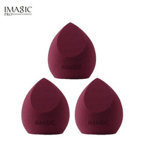 Load image into Gallery viewer, IMAGIC Makeup Mixer Soft Water Sponge Puff Professional Makeup Puff Sponge for Foundation Cream Concealer Makeup 3 Pack

