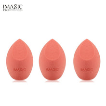 Load image into Gallery viewer, IMAGIC Makeup Mixer Soft Water Sponge Puff Professional Makeup Puff Sponge for Foundation Cream Concealer Makeup 3 Pack
