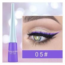 Load image into Gallery viewer, Matte Colorful Eyeliner Eyeshadow Liquid Long-lasting Waterproof Smudge-proof Eyeliner

