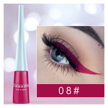 Load image into Gallery viewer, Matte Colorful Eyeliner Eyeshadow Liquid Long-lasting Waterproof Smudge-proof Eyeliner
