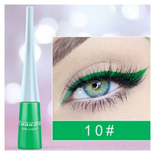 Load image into Gallery viewer, Matte Colorful Eyeliner Eyeshadow Liquid Long-lasting Waterproof Smudge-proof Eyeliner
