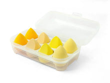 Load image into Gallery viewer, 1Set 8pcs Makeup Egg Puff Waterdrop Makeup Sponge Cosmetics Puff with Box Make up Puff With Holder Cosmetics Tool Set
