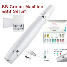 Load image into Gallery viewer, BB Cream Glow MicroNeedling Pen Serum Makeup Machine Facial Skin Care Acne Anti-wrinkle Meso Brightening Serum Facial Machine
