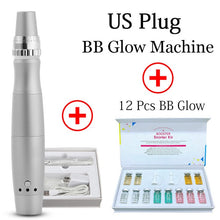Load image into Gallery viewer, BB Cream Glow MicroNeedling Pen Serum Makeup Machine Facial Skin Care Acne Anti-wrinkle Meso Brightening Serum Facial Machine
