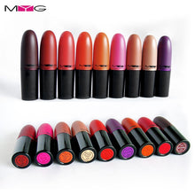 Load image into Gallery viewer, MYG lips Cosmetics hot sale velvet teddy Lipstick Waterproof Lipsick Long-Lasting Moist Lipstick Matte red nude Lipstick Makeup
