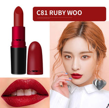 Load image into Gallery viewer, MYG lips Cosmetics hot sale velvet teddy Lipstick Waterproof Lipsick Long-Lasting Moist Lipstick Matte red nude Lipstick Makeup
