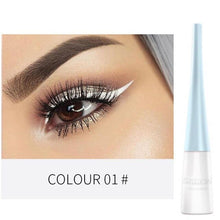 Load image into Gallery viewer, 1pc Makeup Colorful Liquid Eyeliner Waterproof Makeup Eye Eyeliner Matte Green Yellow Blue Liquid White Liner Liquid Green Y7M4
