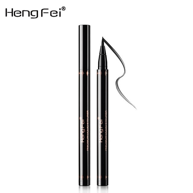 Hengfei 1PC Liquid Eyeliner No Shading Quik Drying Black Eye liner Pencil Waterproof Persistent Dizzy Catch Eye Makeup Tool