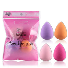 Load image into Gallery viewer, 5PCS/SET Drop Gourd Makeup Sponge Cosmetic Puff Cleaning Sponge Natural Puff Makeup Sponge Cream Facial Cleanser Tool MAG5204
