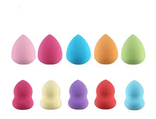 Load image into Gallery viewer, 5PCS/SET Drop Gourd Makeup Sponge Cosmetic Puff Cleaning Sponge Natural Puff Makeup Sponge Cream Facial Cleanser Tool MAG5204
